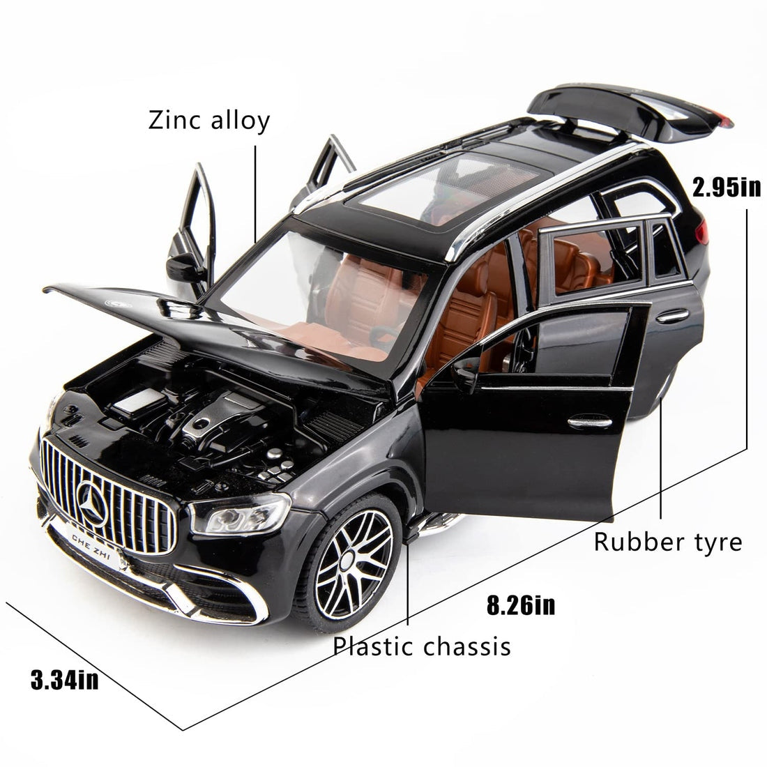 Mercedes-Benz GLS63 AMG 1:24 Diecast Scale Model Car