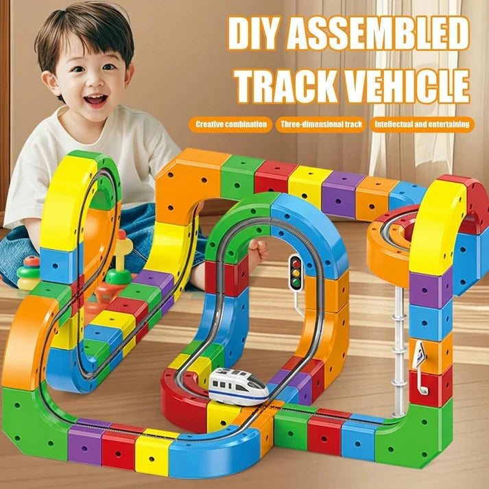 51pcs Electric Train - STEM Educational Flexible Race Track