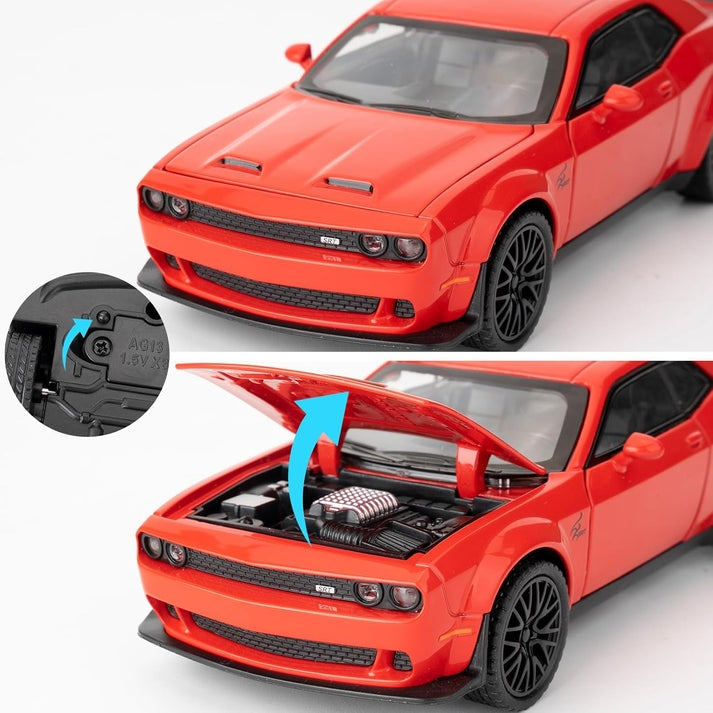 Dodge Challenger SRT Hellcat 1:24 Diecast Scale Model Car