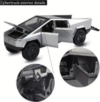 Tesla Cyber Truck Pick-up Trailer Camper 1:24 Diecast Scale Model Car