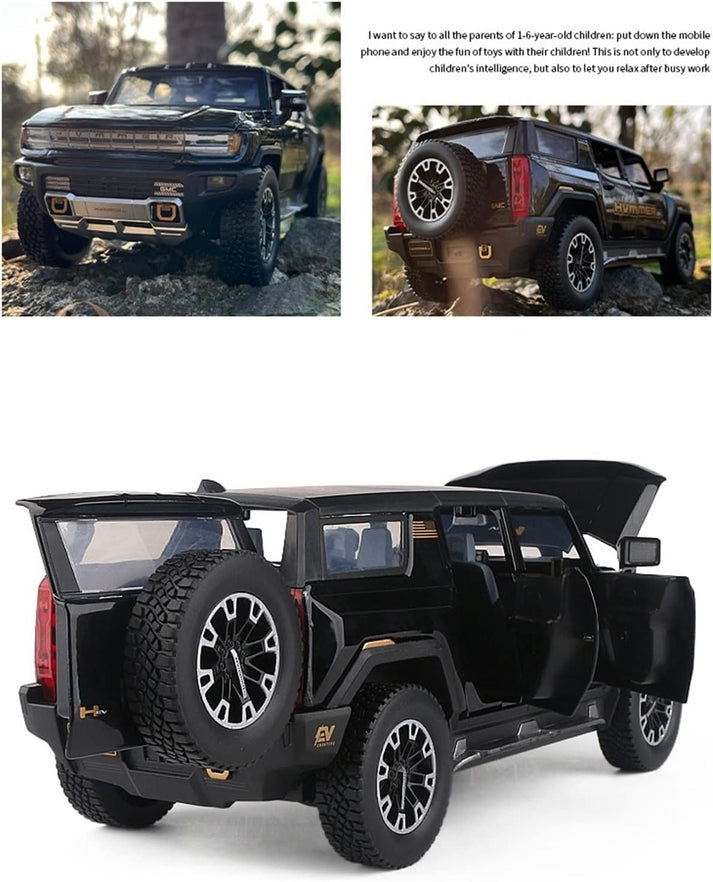 BIG SIZE HUMMER EV 1:18 Diecast Scale Model Car