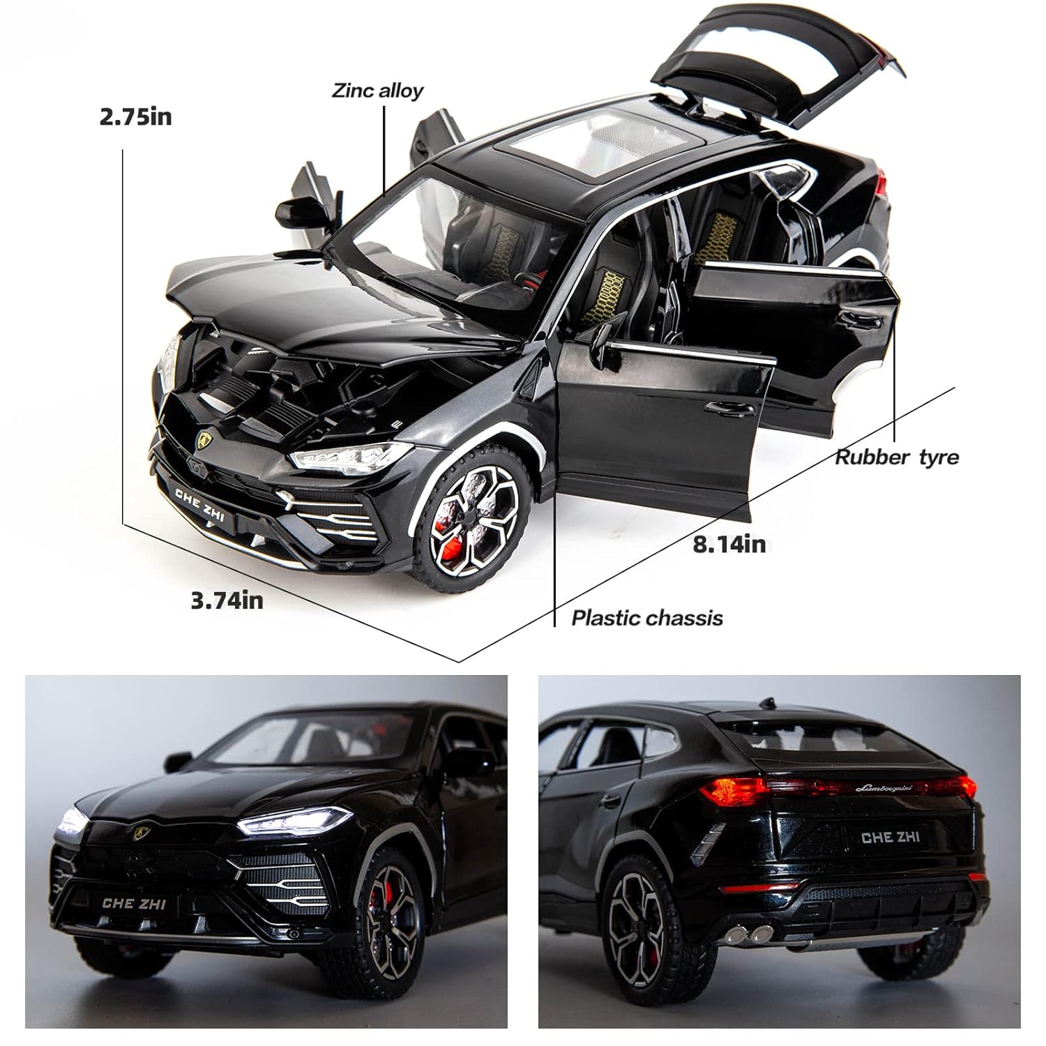 Lamborghini Urus 1:18 diecast Scale Model car - Big Size