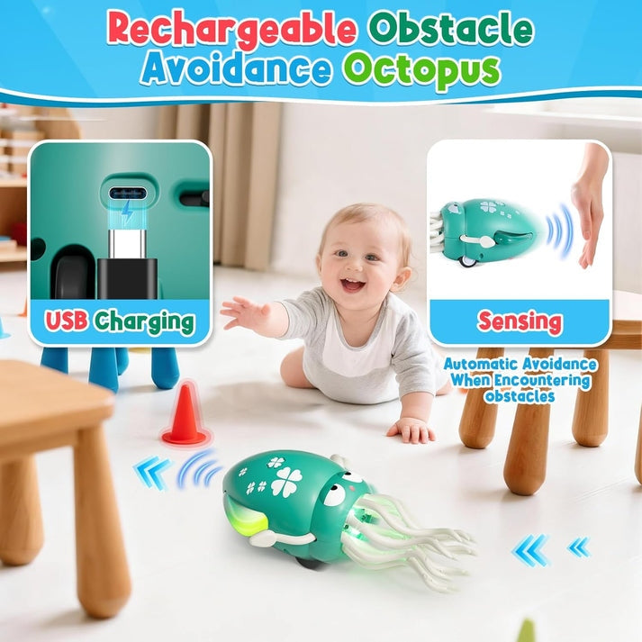 Electric Dancing Octopus Baby Toy