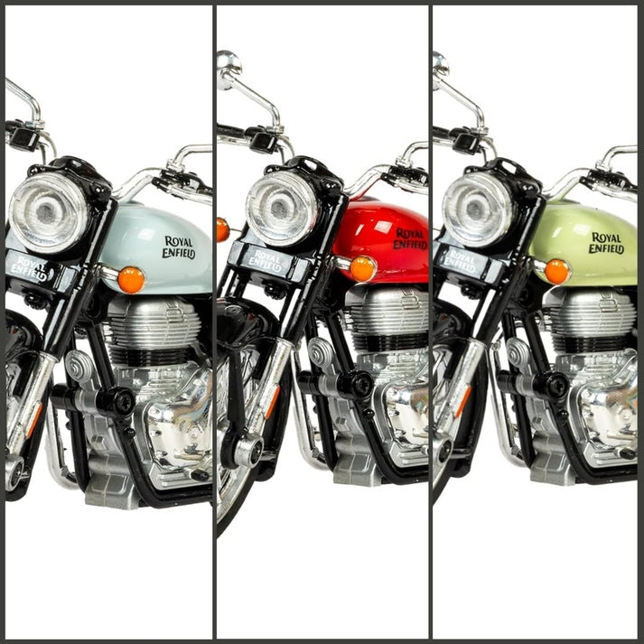 Royal Enfield 1:15 Scale Diecast Motorcycle Model Toy