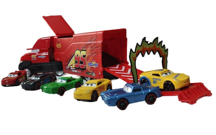 SET OF 7 PIXAR CARS 3 LIGHTNING MCQUEEN JACKSON STORM MACK UNCLE TRUCK