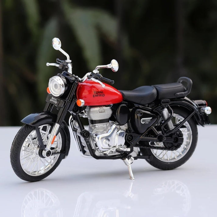 Royal Enfield 1:15 Scale Diecast Motorcycle Model Toy