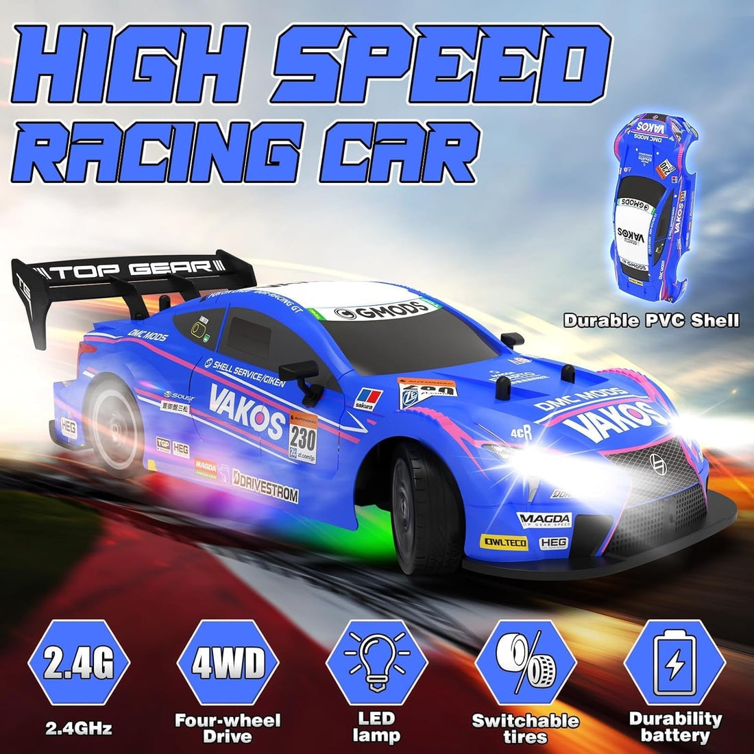 Remote Control Drift Car 1:16 Scale