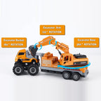 Excavator Toy Metal Head Bulldozer Long Crane