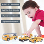 PLASTIC DIE CAST MODEL POWER FRICTION, PUSH AND GO MINIATURE TRUCK VEHICLES