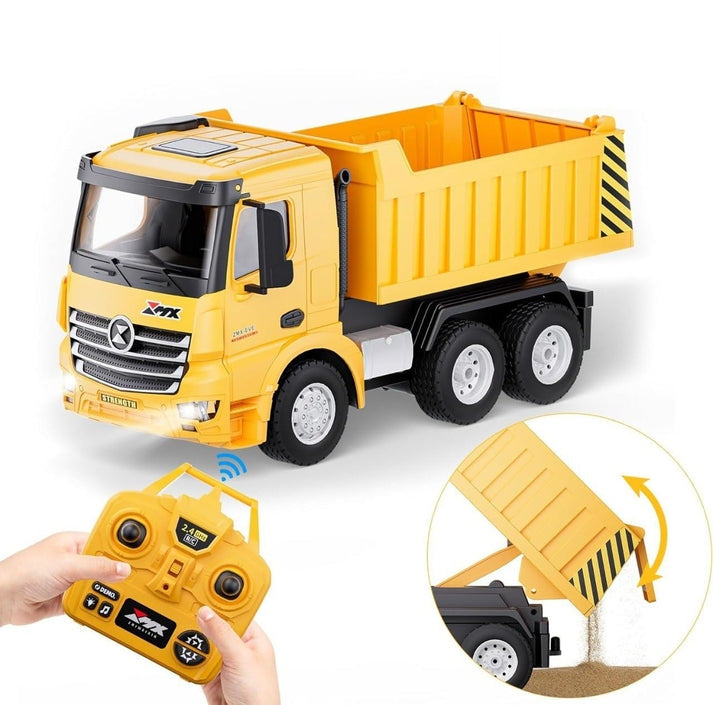 TOYS 1:24 Scale Diecast Remote Control Dump Truck