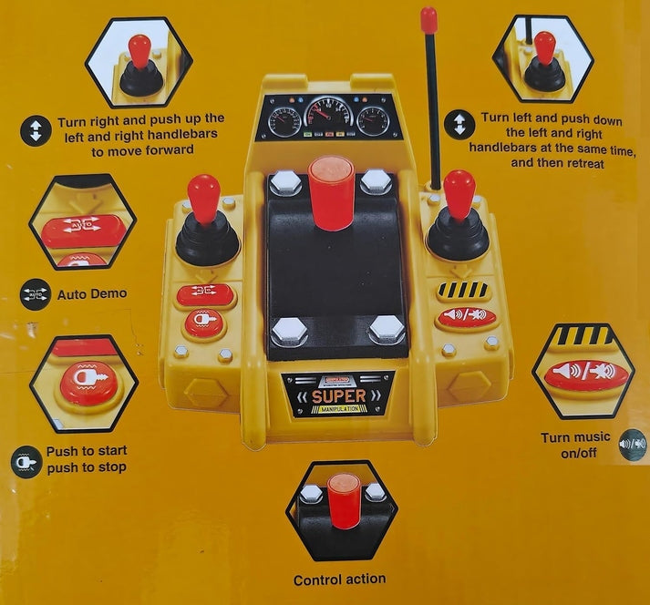 Remote Control Truck Construction Vehicle Toy