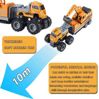 Excavator Toy Metal Head Bulldozer Long Crane