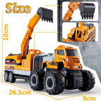 Excavator Toy Metal Head Bulldozer Long Crane