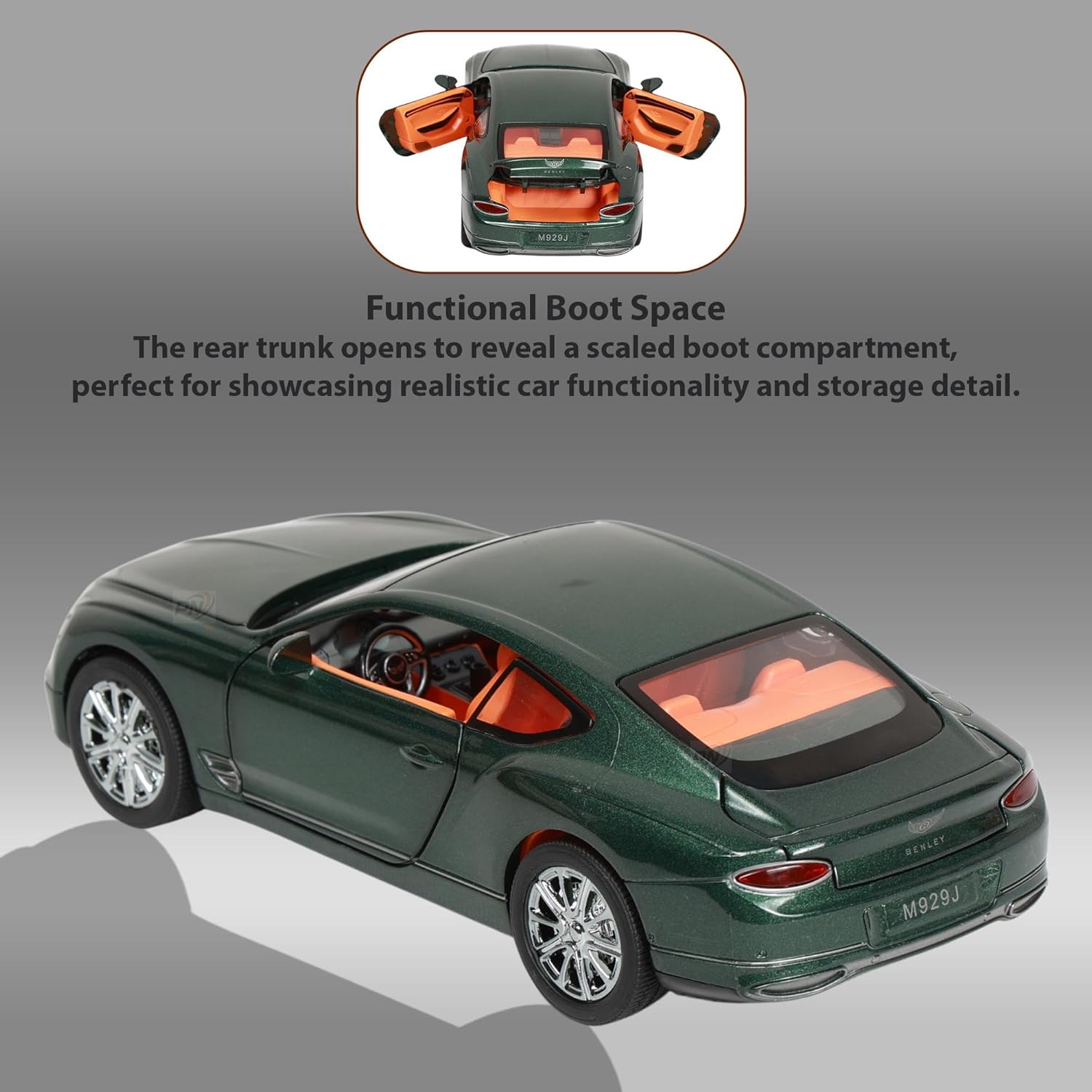 Bentley Continental GT 1:18 diecast scale model car collectible - Big Size