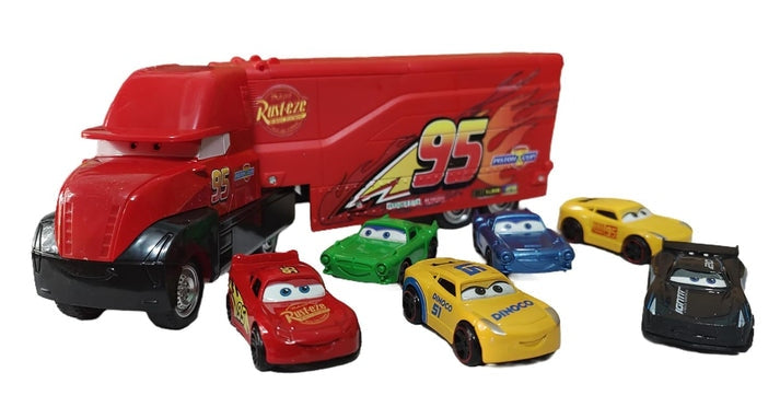 SET OF 7 PIXAR CARS 3 LIGHTNING MCQUEEN JACKSON STORM MACK UNCLE TRUCK
