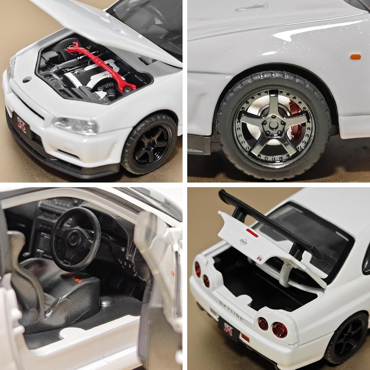 Nissan Skyline GT-R R34 Super Model 1:18 diecast scale model