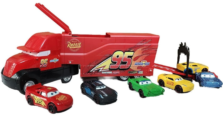 SET OF 7 PIXAR CARS 3 LIGHTNING MCQUEEN JACKSON STORM MACK UNCLE TRUCK