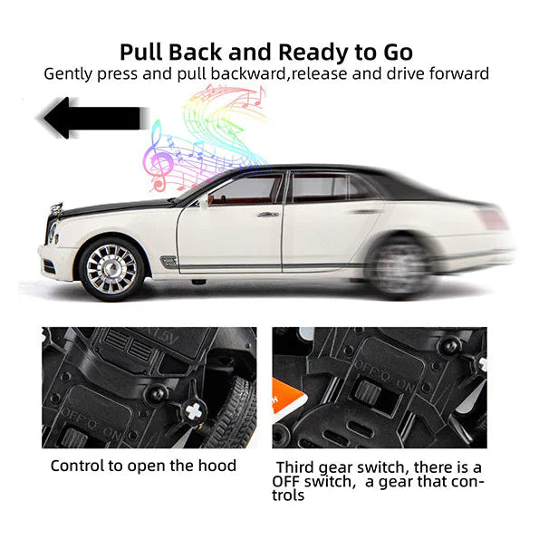 Bentley Mulsanne 1:18 diecast Scale Model Car - Big Size