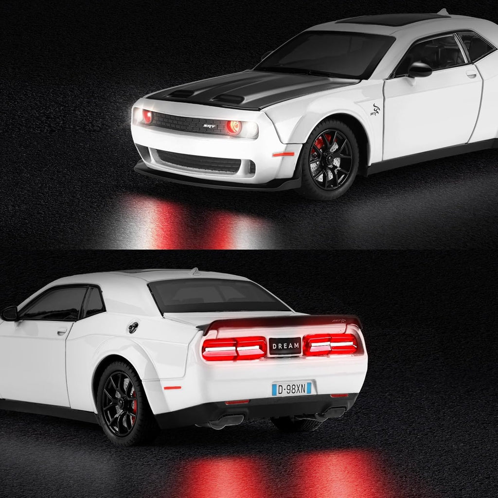 Dodge Challenger SRT Demon V8 1:18 diecast scale model car - Big Size