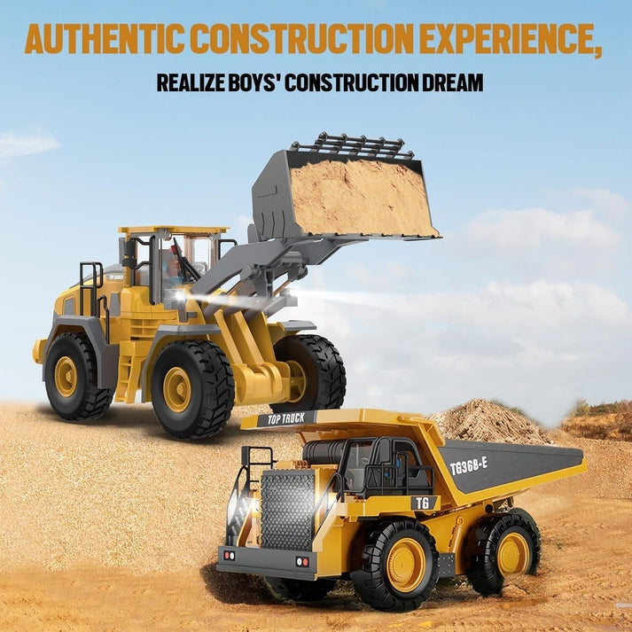 TOYS 1:24 Scale Diecast Yigong TG258-G Remote Control Wheel Loader