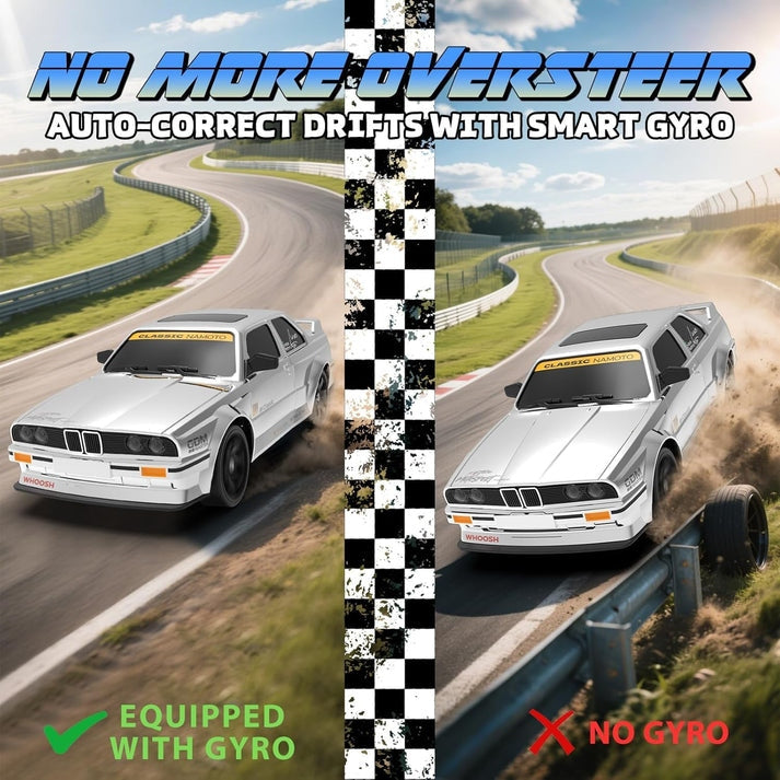 Whoosh Metal RC Car ( BMW E30 RTR ) |1 : 16 | Gyro | 4WD | Drift | 50km/H