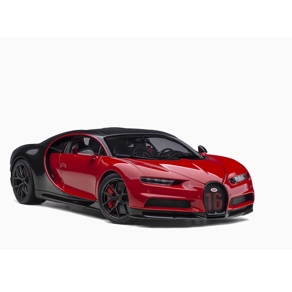 Bugatti Chiron Sport Scale 1:24 Die Cast Car – Red/Black/Blue