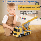 Remote Control Crane Truck Toy – 7 Channel 1:24 RC Construction Vehicle