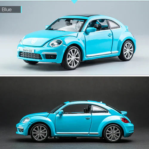 Volkswagen Beetle Diecast Car with Openable Doors | 1:24 Scale Model