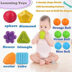 Baby Early Educational Toys Sorting Shape Games for Fine Motor Skills