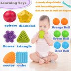 Baby Early Educational Toys Sorting Shape Games for Fine Motor Skills