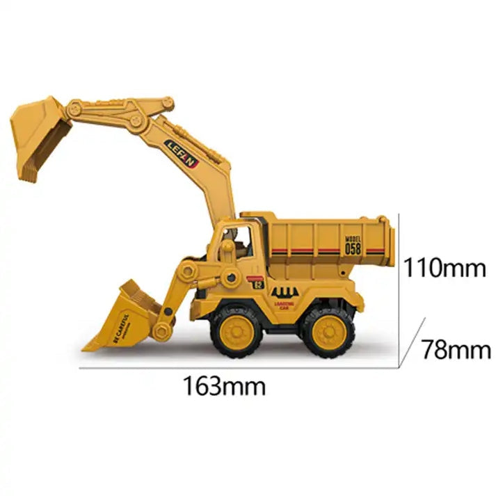 TOYS 3-in-1 construction vehicle toy set