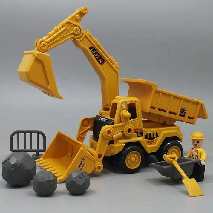 TOYS 3-in-1 construction vehicle toy set