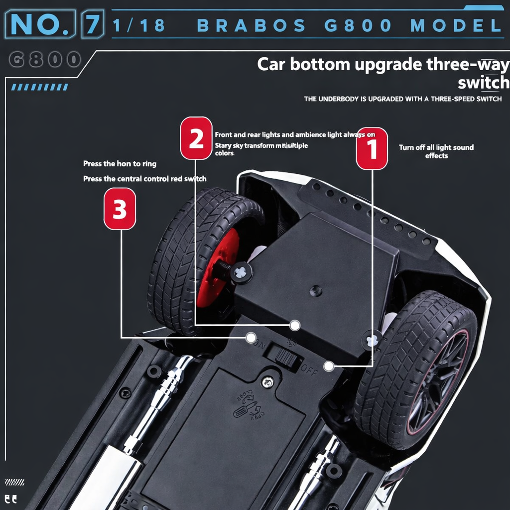 Mercedes-benz G800 1:18 Scale Model Diecast Metalcar - All Size