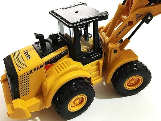 Plastic Realistic Excavator Plastic Construction Bulldozer Loader
