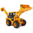 2-in-1 Excavator & Bulldozer Construction Vehicle Toy