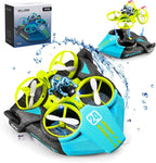 4DRC V24 3-in-1 Remote Control Hovercraft, Drone, and Race Car Water and Sky