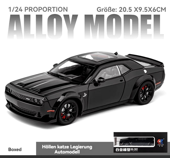 Dodge Challenger SRT Hellcat 1:24 Diecast Scale Model Car