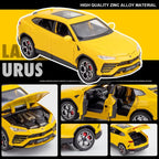 Lamborghini Urus 1:24 Diecast Scale Model Car