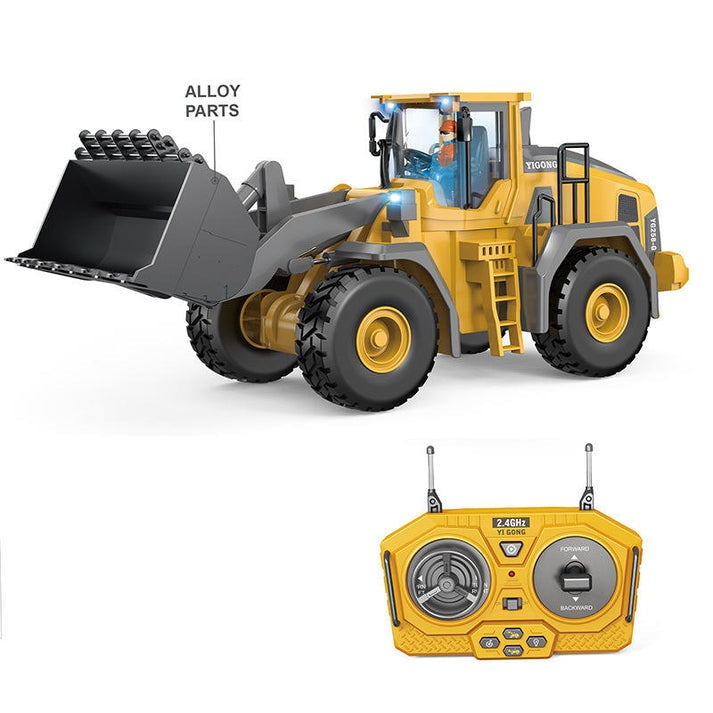 TOYS 1:24 Scale Diecast Yigong TG258-G Remote Control Wheel Loader