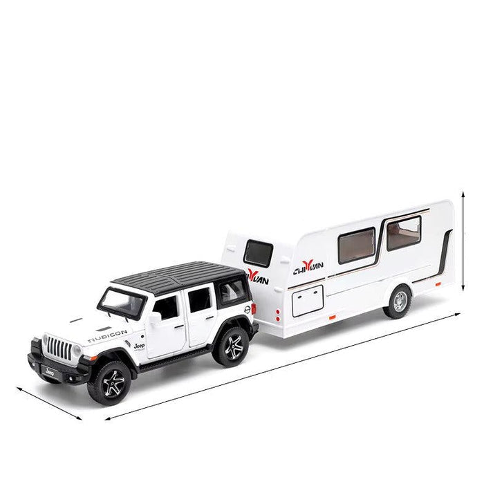 Jeep Rubicon Trailer 1:18 Diecast Scale Model Car