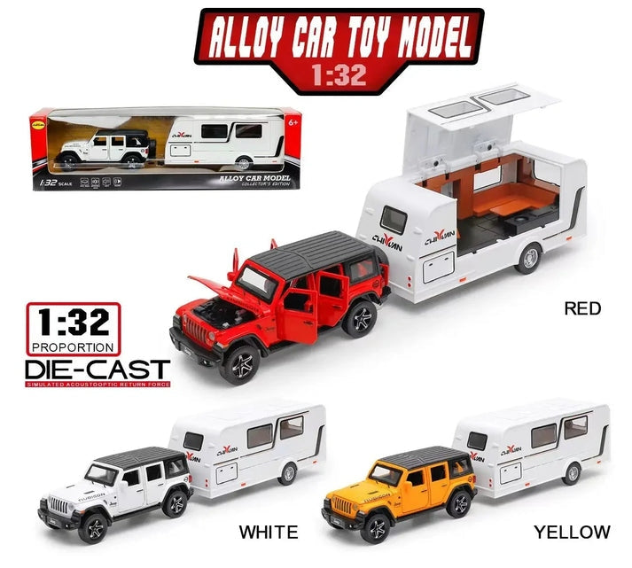 Jeep Rubicon Trailer 1:18 Diecast Scale Model Car