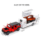 Jeep Rubicon Trailer 1:18 Diecast Scale Model Car