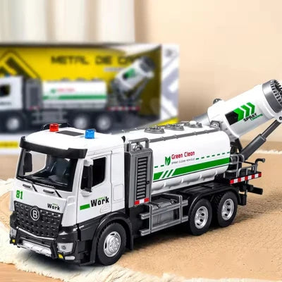 Die-Cast Metal Green Clean Water Spray Toy