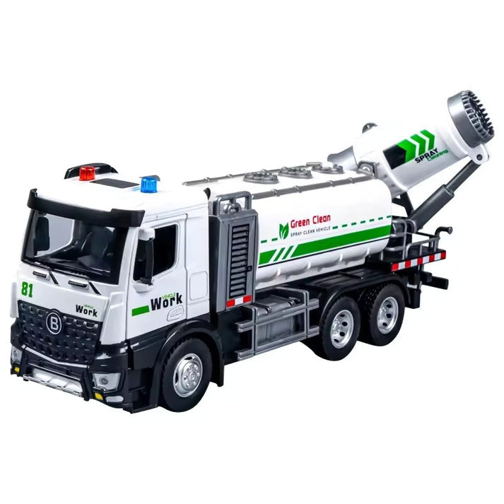 Green Clean Fog Truck Toy – Disinfection-Style Vehicle Toy for Kids