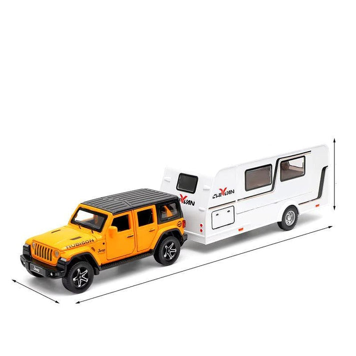 Jeep Rubicon Trailer 1:18 Diecast Scale Model Car