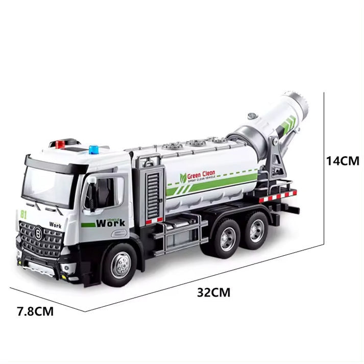 Die-Cast Metal Green Clean Water Spray Toy