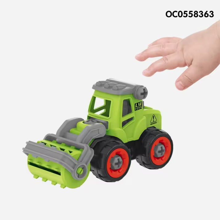 FARM VEHICLES WITH SCREW DRIVER FOLDABLE DIY TRUCK TOY