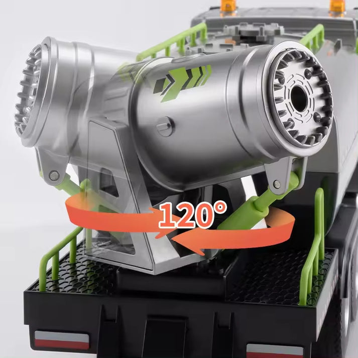 Green Clean Fog Truck Toy – Disinfection-Style Vehicle Toy for Kids