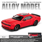 Dodge Challenger SRT Hellcat 1:24 Diecast Scale Model Car