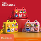 Premium Cartoon Children's Soft Silicone Bag [Yellow, Red]